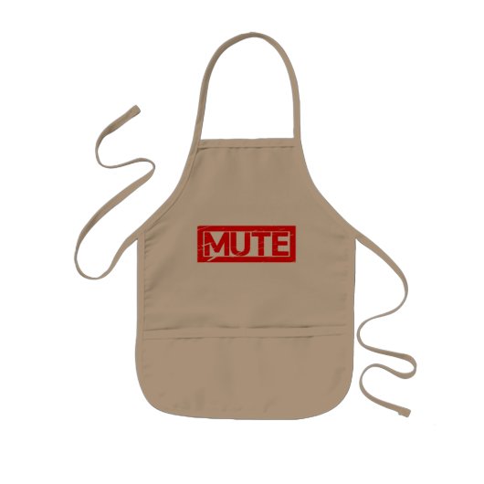 Mute Briefmarke Kinderschürze (Vorne)