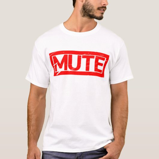 Mute Briefmarke T-Shirt (Vorderseite)