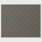 Mute Diamond Grid Tartan Karo Geschenkpapier (Flach)