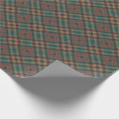 Mute Diamond Grid Tartan Karo Geschenkpapier (Ecke)