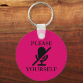 Mute dich selbst schlüsselanhänger (Vorderseite)