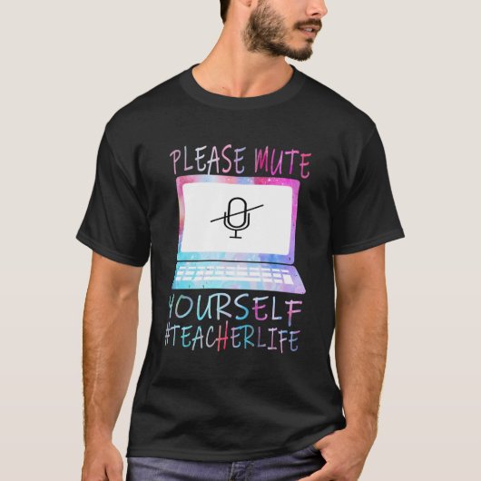Mute dir selbst Lehrer Life 2020 Virtual Lea T-Shirt (Vorderseite)