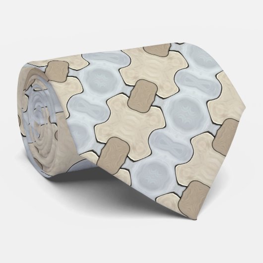 Mute Earth Tones Krawatte (Gerollt)