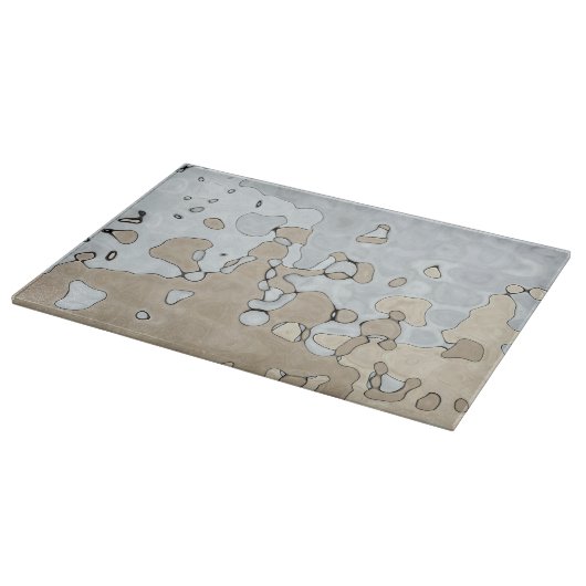 Mute Earth Tones Schneidebrett (Ecke)