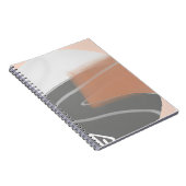 Mute Erden tönt sonnenminimalistische Kunst Notizblock (Rechte Seite)