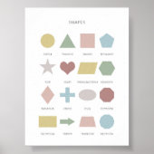 Mute Farbe formt Poster (Vorne)