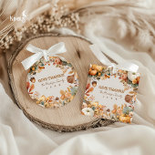 Mute Florals Erntedank Gefälligungstags Geschenkanhänger