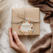 Mute Florals Erntedank Gefälligungstags Geschenkanhänger