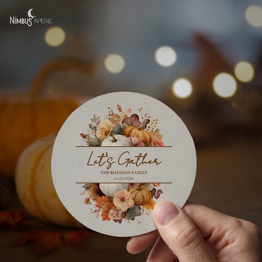 Mute Florals Erntedank Paper Untersetzer