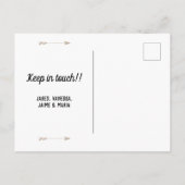 Mute Gold wir bewegt haben - Texas Ankündigungspostkarte (Rückseite)