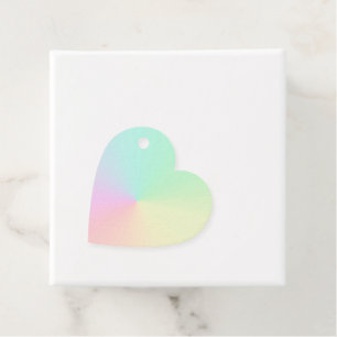 Mute Gradient Ombre Rainbow Pastel Ästhetische Geschenkanhänger