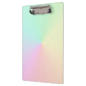 Mute Gradient Ombre Rainbow Pastel Ästhetische Klemmbrett (Links)