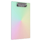 Mute Gradient Ombre Rainbow Pastel Ästhetische Klemmbrett (Rechts)