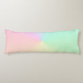 Mute Gradient Ombre Rainbow Pastel Ästhetische Seitenschläferkissen (Vorderseite)