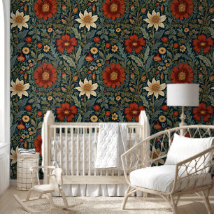 Mute Honeysuckle Pattern William Morris Style Tapete