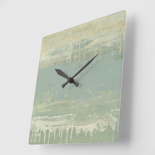 Mute Horizon Quadratische Wanduhr (Winkel)