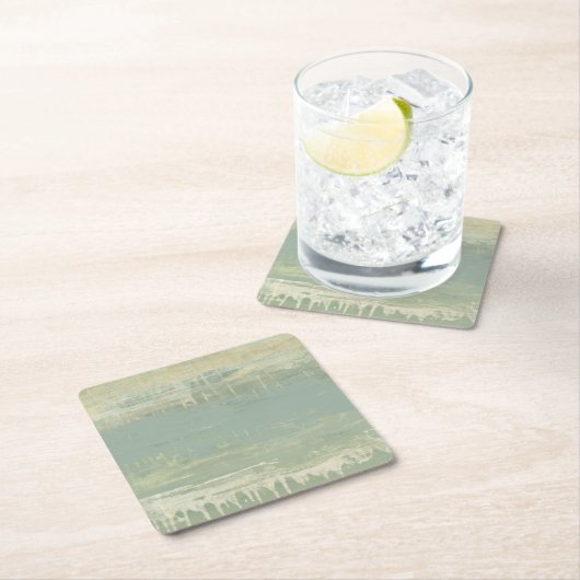 Mute Horizon Rechteckiger Pappuntersetzer (Vor Ort)