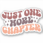 Mute mehrfarbig nur noch ein Kapitel Vinyl Aufkleber (Vorderseite)