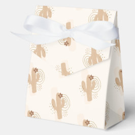 Mute Minimalistisch Boho Wüste Cactus Baby Shower Geschenkschachtel