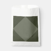 Mute Moss Green Diamond Gevor Bag Geschenktütchen (Vorderseite)