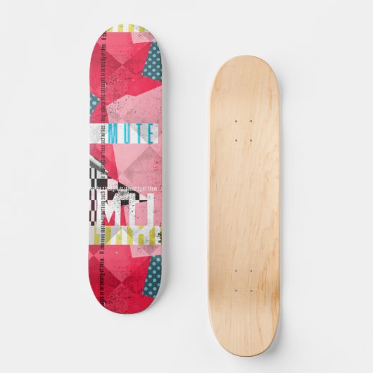 Mute Option c Skateboard (Vorderseite)