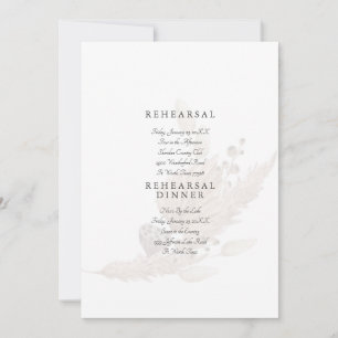 Mute Pampas Wedding Probe Einladung