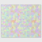 Mute Pastel Boho Mod Geometric Abstrakt Geschenkpapier (Flach)