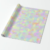 Mute Pastel Boho Mod Geometric Abstrakt Geschenkpapier (Ungerollt)