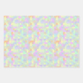 Mute Pastel Boho Mod Geometric Abstrakt Geschenkpapier Set (Vorderseite)