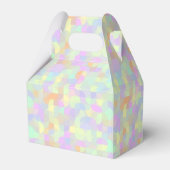 Mute Pastel Boho Mod Geometric Abstrakt Geschenkschachtel (Rückseite)