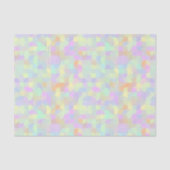 Mute Pastel Boho Mod Geometric Abstrakt Seidenpapier (Vorderseite)