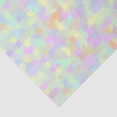 Mute Pastel Boho Mod Geometric Abstrakt Seidenpapier (Ausschnitt)