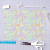 Mute Pastel Boho Mod Geometric Abstrakt Seidenpapier (Handwerk)