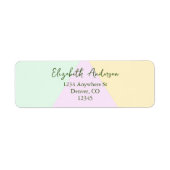 Mute Pastel Geometric Wedding (Vorne)