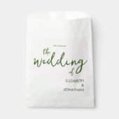 Mute Pastel Geometric Wedding Geschenktütchen (Vorderseite)