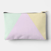 Mute Pastel Geometric Wedding Zubehörtasche (Rückseite)