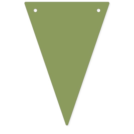 Mute Retro Seventies Groovy Rainbow Heart Wimpelkette (Zweite Fahne)