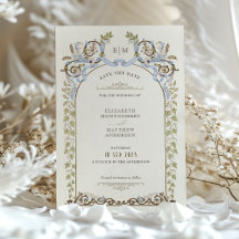 Mute Save the Date Viktorianisch Royal Wedding