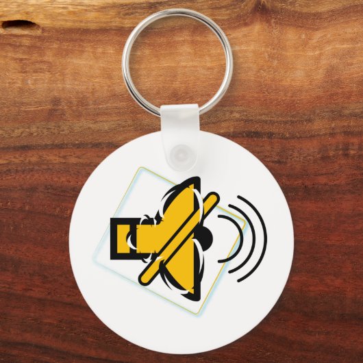 Mute Schlüsselanhänger (Vorderseite)