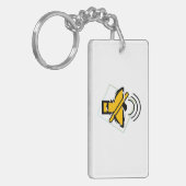 Mute Schlüsselanhänger (Vorderseite links)