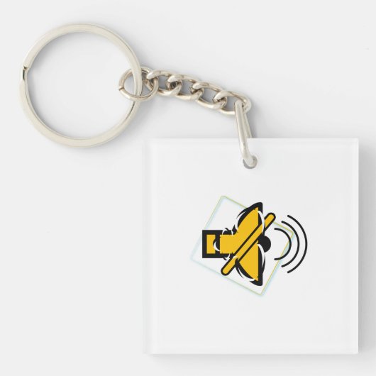 Mute Schlüsselanhänger (Vorderseite)
