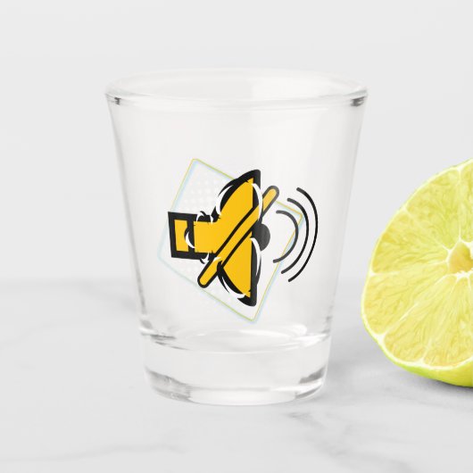 Mute Schnapsglas (Vorderseite)