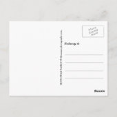 Mute Swan Family Postkarte (Rückseite)