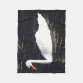 Mute Swan Fleece Decke (Vorderseite)