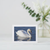 Mute Swan (grenzt) Visitenkarte (Stehend Vorderseite)