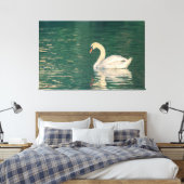 Mute Swan Leinwanddruck (Insitu (Schlafzimmer))