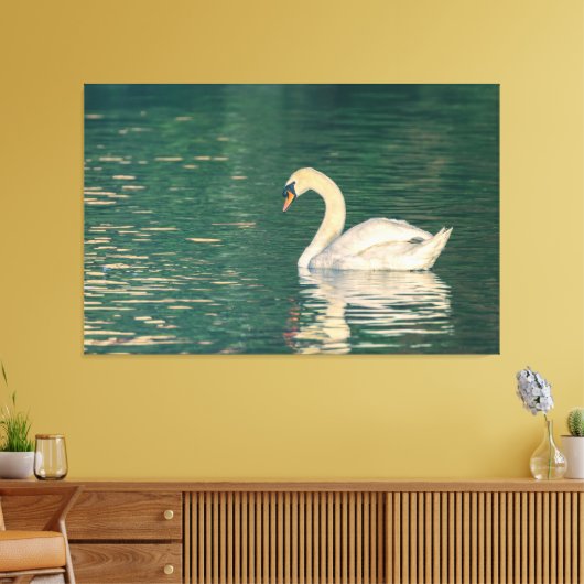 Mute Swan Leinwanddruck (Insitu (Wohnzimmer))