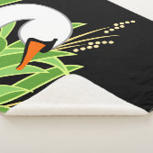 Mute Swan On Black Sherpadecke (3/4)