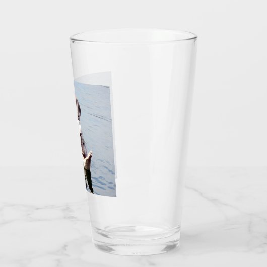 Mute Swan Preening Glas (Links)