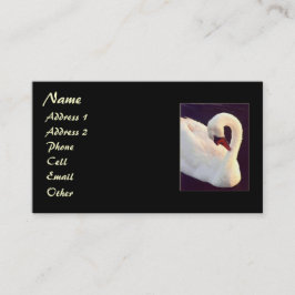 Mute Swan Profil Visitenkarte